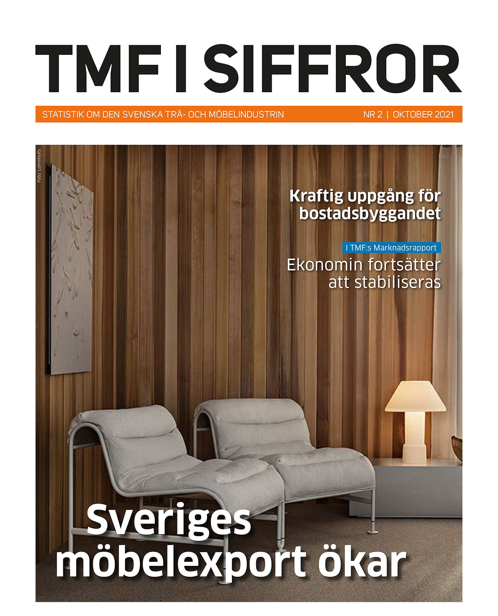 Återhämtning för möbelexporten och kraftig ökning av småhusbyggandet