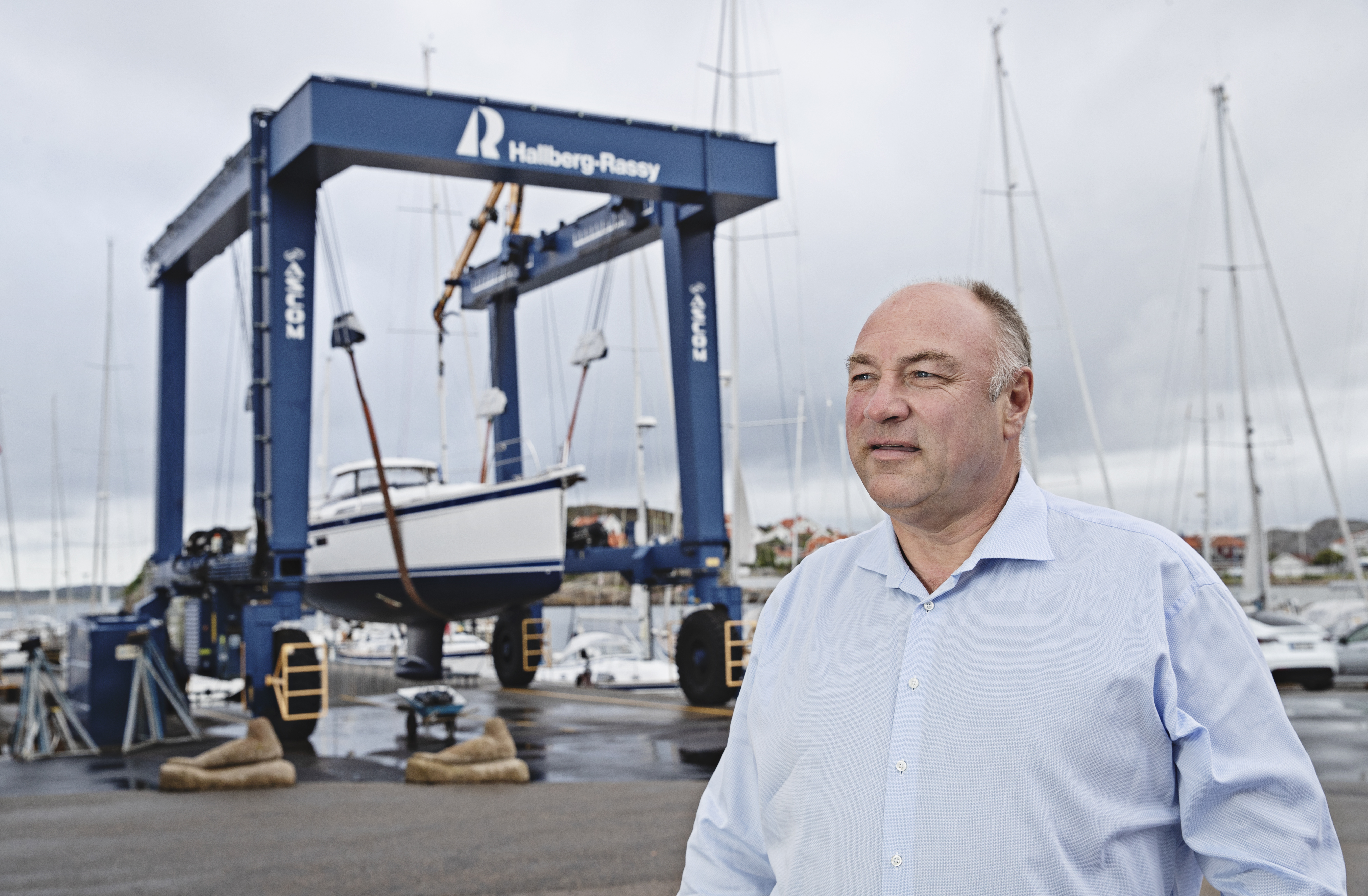 Magnus Rassy, vd på Hallberg-Rassy. 