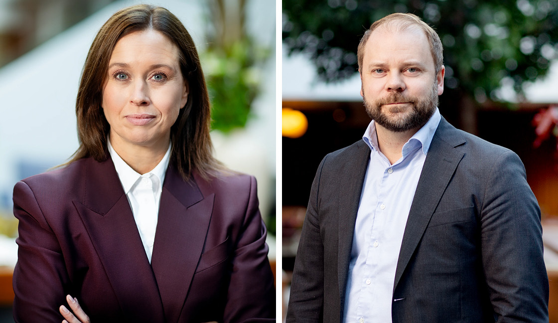 Anna Freij och Erik Haara, förhandlingschef resp. vd på TMF.