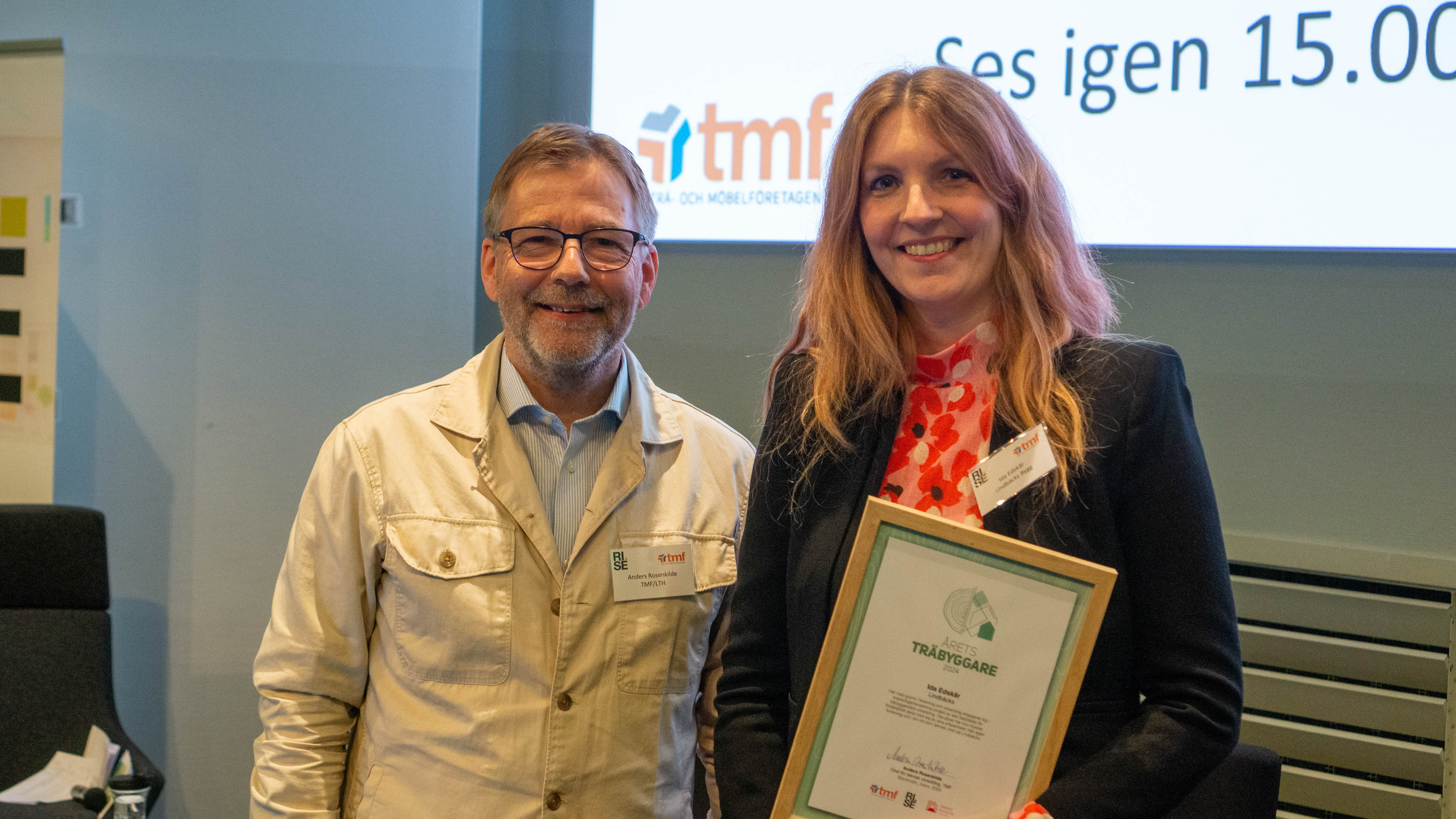 Ida Edskär, vinnare av årets träbyggare