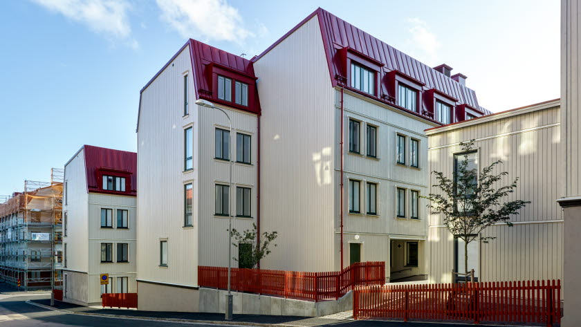Flerbostadshus från Lindbäcks Bygg.