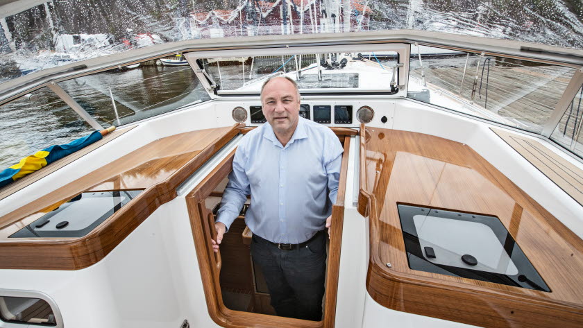 Magnus Rassy, vd på Hallberg-Rassy. 
