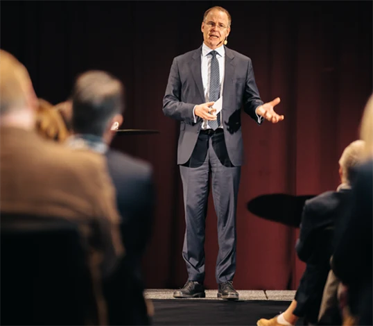 Anders Borg på TMFs årsmöte.