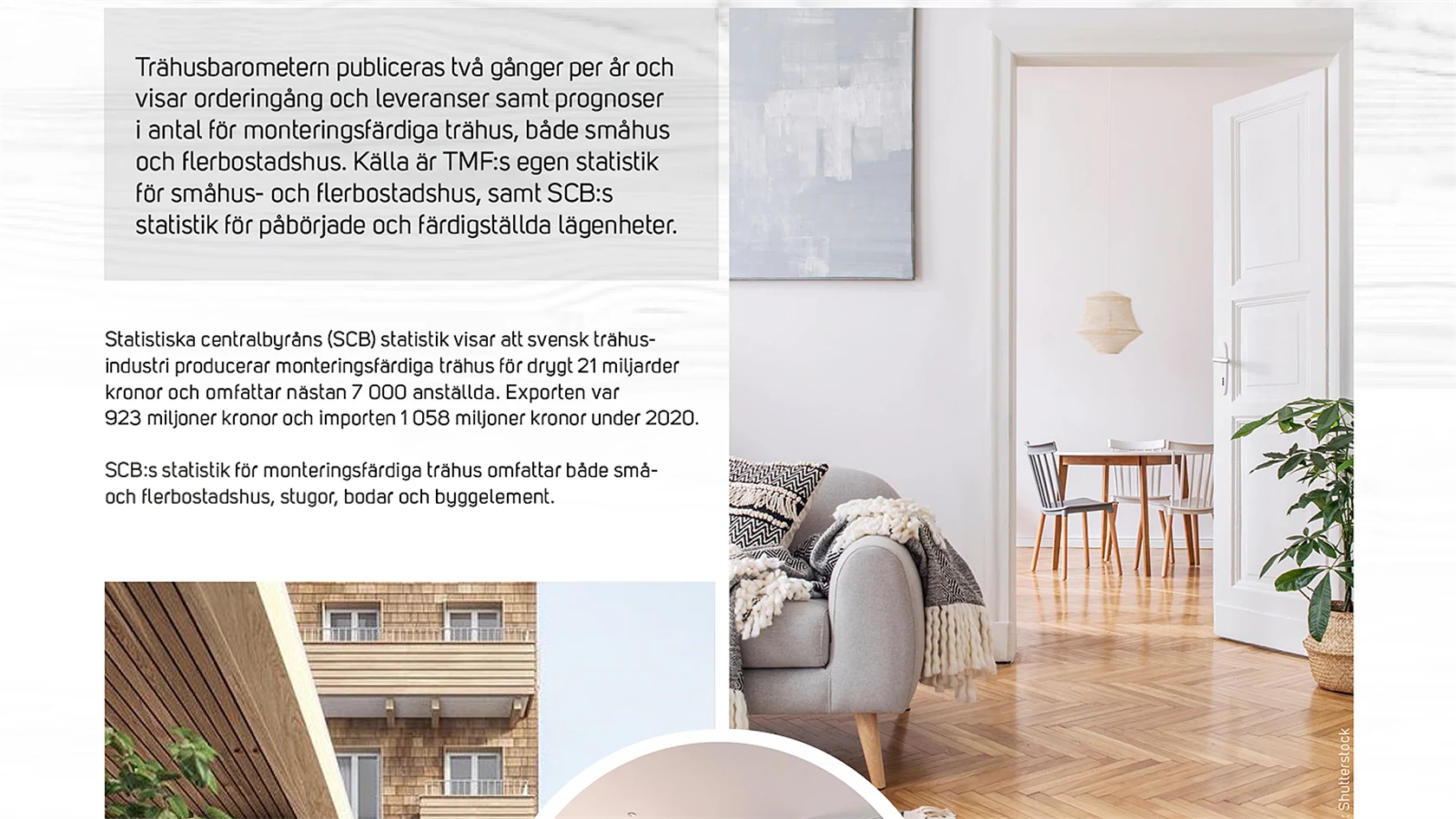 Ökad småhusprognos i årets första Trähusbarometer