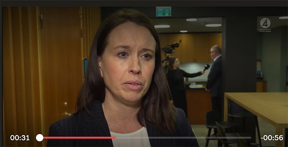 20230331 Anna Freij i TV4-nyheterna