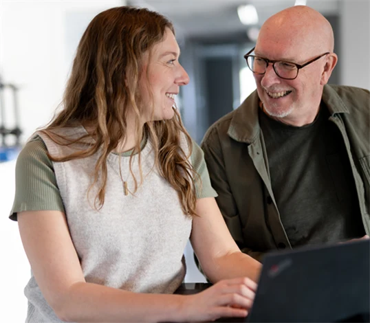 Hanna Söderlund med pappa Ulf.