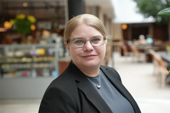 Frida Kertz, jurist/förhandlare på TMF/Grafiska Företagen