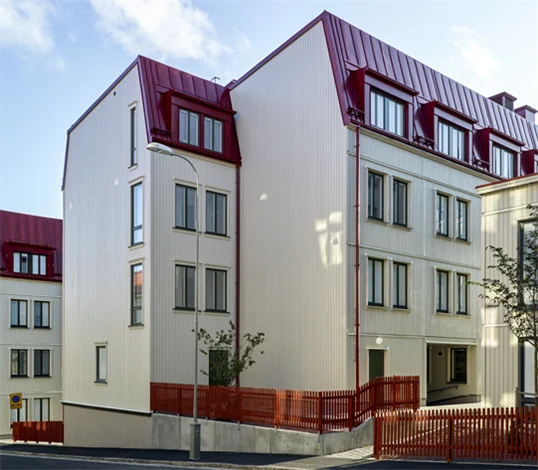 Flerbostadshus från Lindbäcks Bygg.