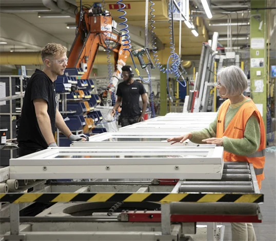 Produktionsmiljö - Elitfönster.