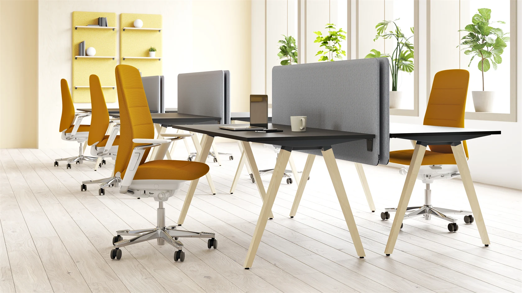 Stark upphämtning för kontorsmöbler under ett utmanande 2020 för svensk möbelexport