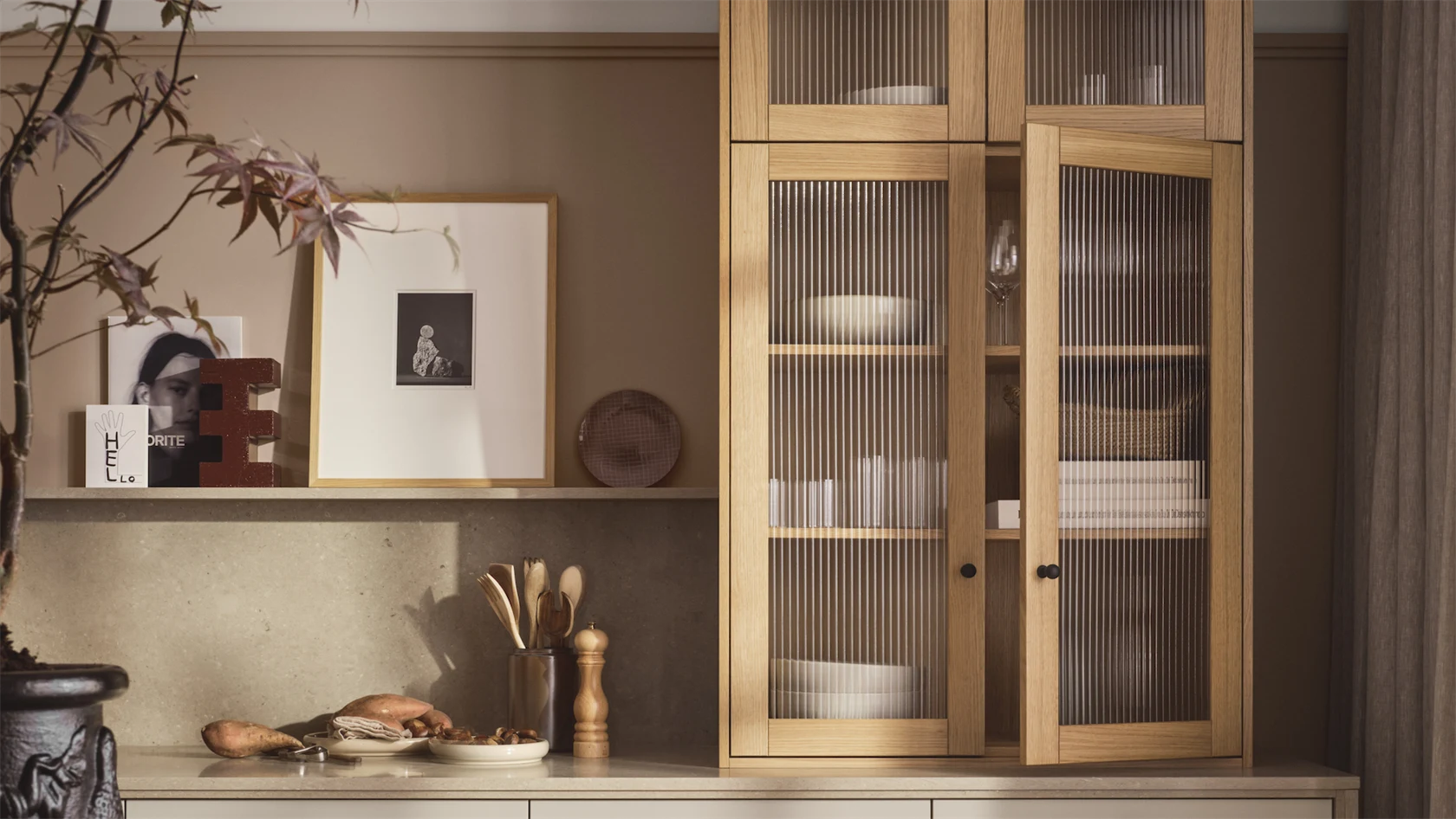 Köksmiljö, Marbodal.