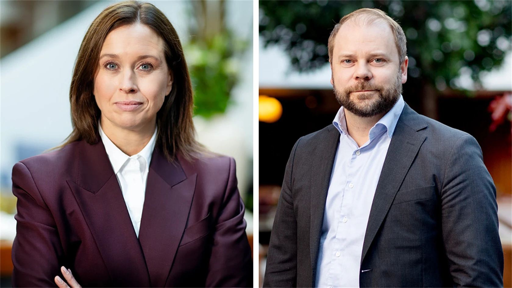 Anna Freij och Erik Haara, förhandlingschef resp. vd på TMF.