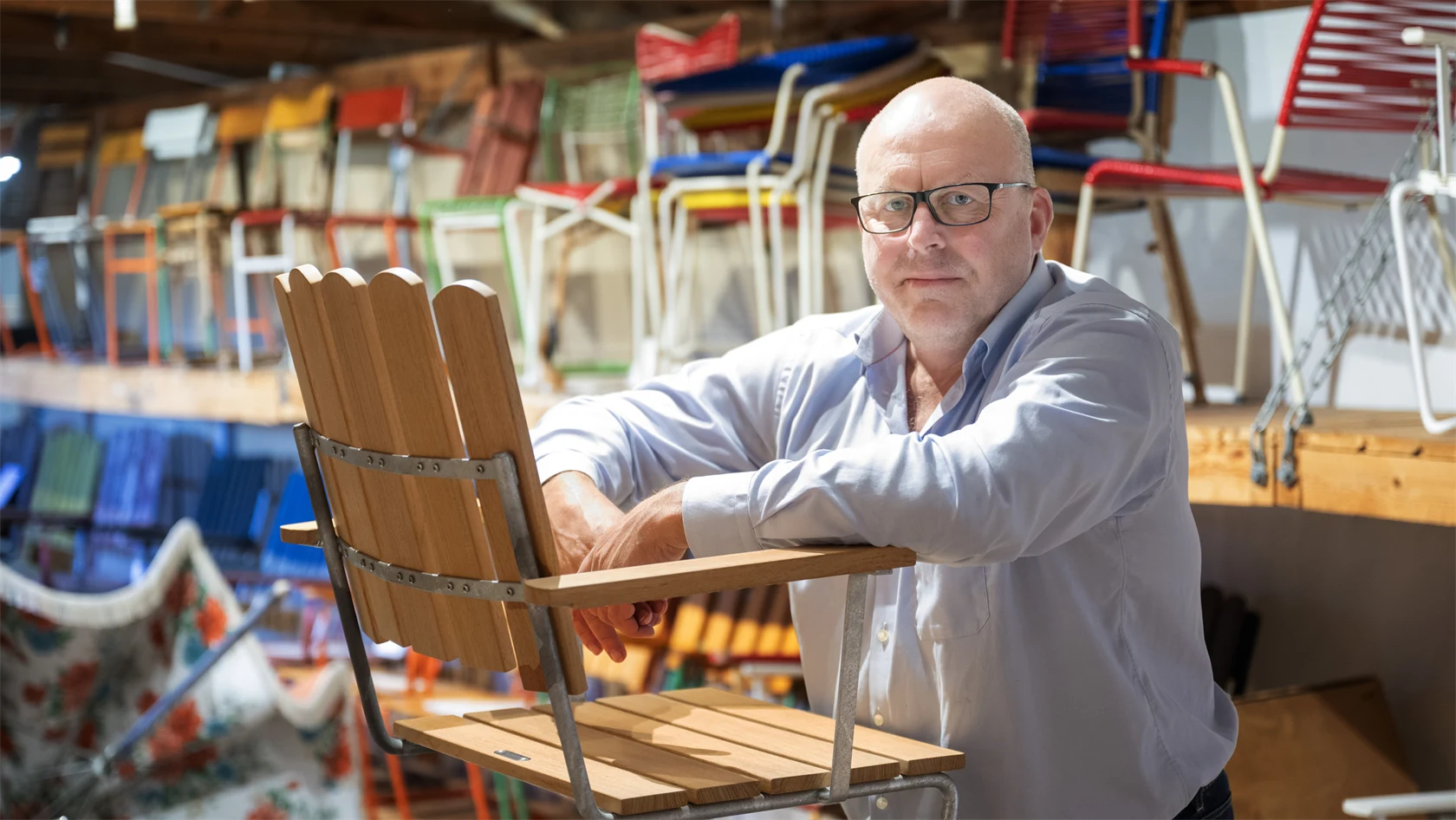 Grythyttan Stålmöbler och vd Karl Lindqvist.