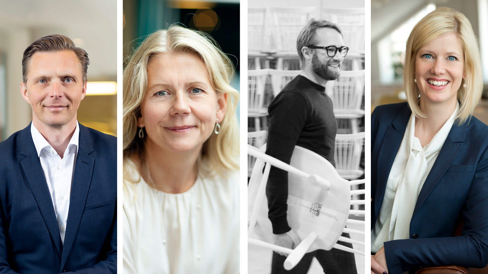 Marcus Westdahl (EFG), Cecilia Ask Engström (TMF), Martin Johansson (Stolab) och Johanna Hedström (Flokk).