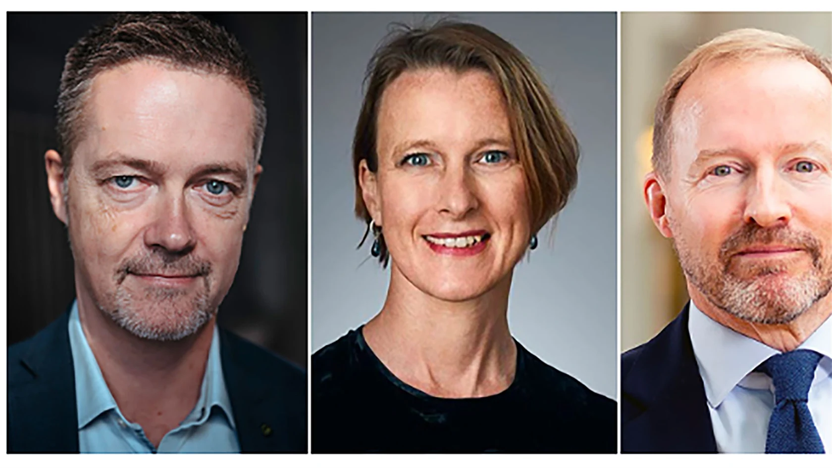 Bildcollage - Per-Olof Sjöö (GS), Viveka Beckeman (Skogsindustrierna) och David Johnsson (TMF).