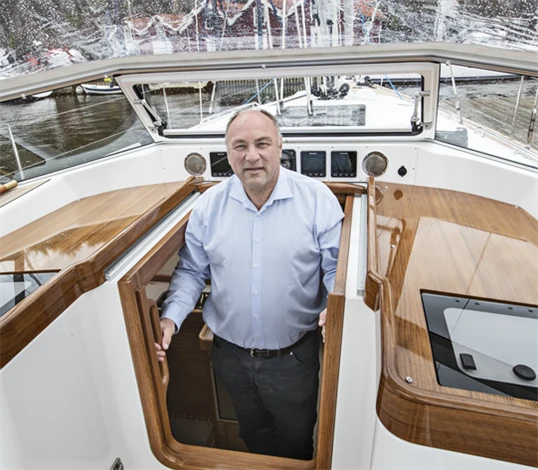 Magnus Rassy, vd på Hallberg-Rassy. 