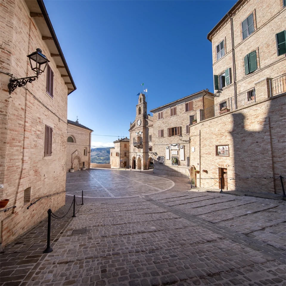 Staden Montedinove i östra Italien.