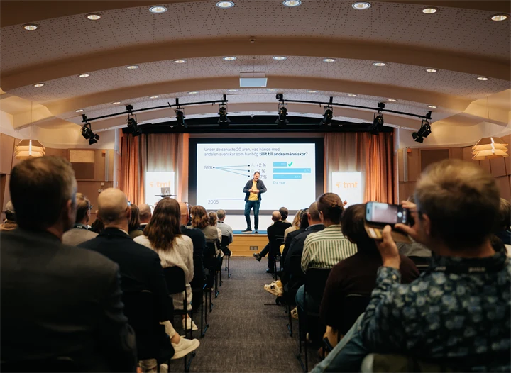 Ola Rosling, en av föreläsarna på TMFs årsmöte 2026.