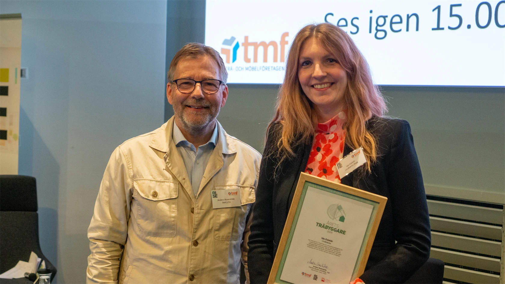 Ida Edskär, vinnare av årets träbyggare