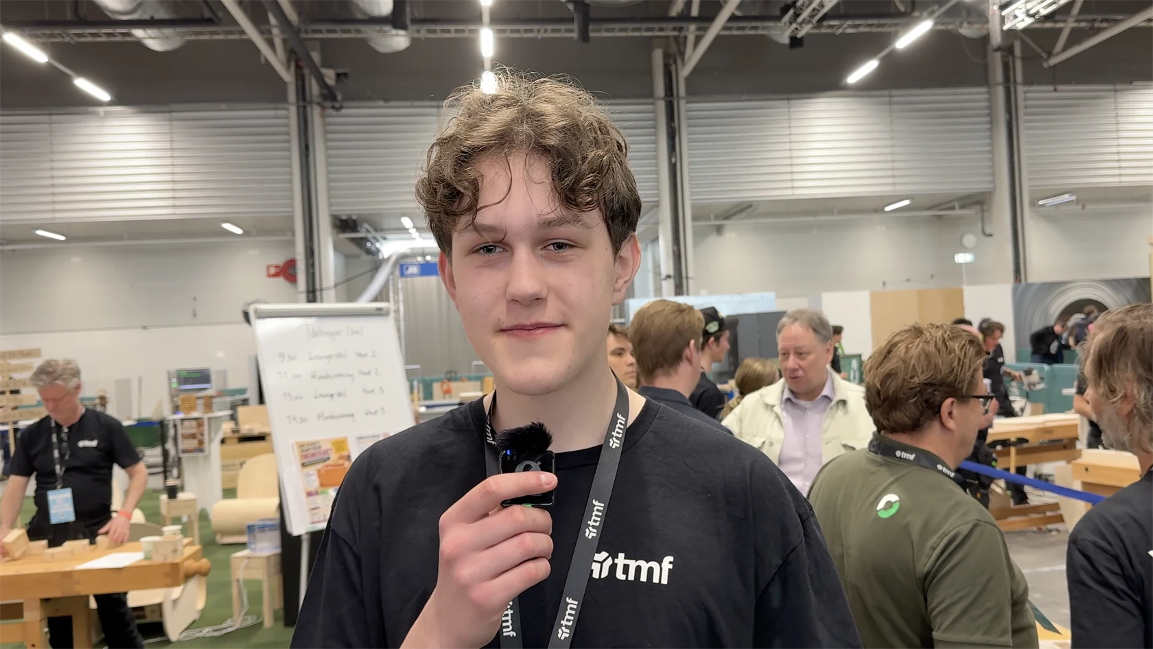 Simon Flodin, Simon Flodin, elev på Östrabo yrkesgymnasium i Uddevalla.