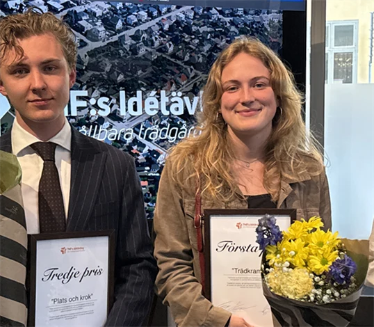 Vinnartion i TMF:s studentävling - "Den hållbara trädgårdsstaden"