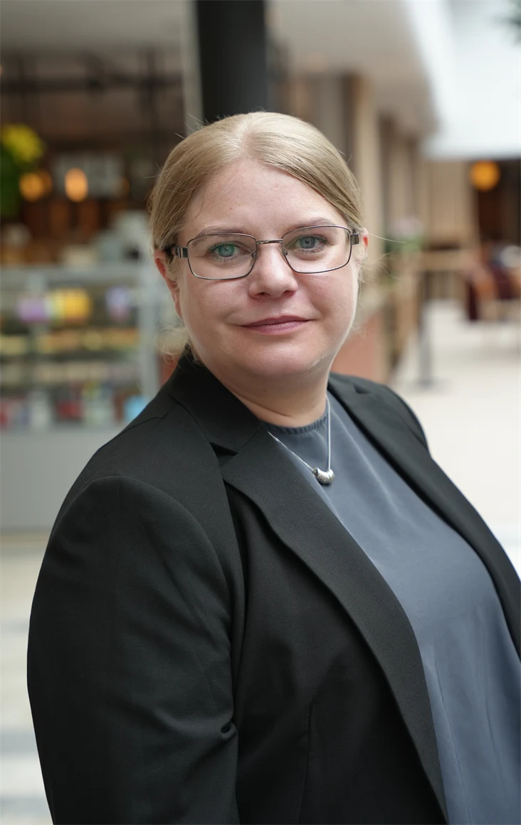 Frida Kertz, jurist/förhandlare på TMF/Grafiska Företagen